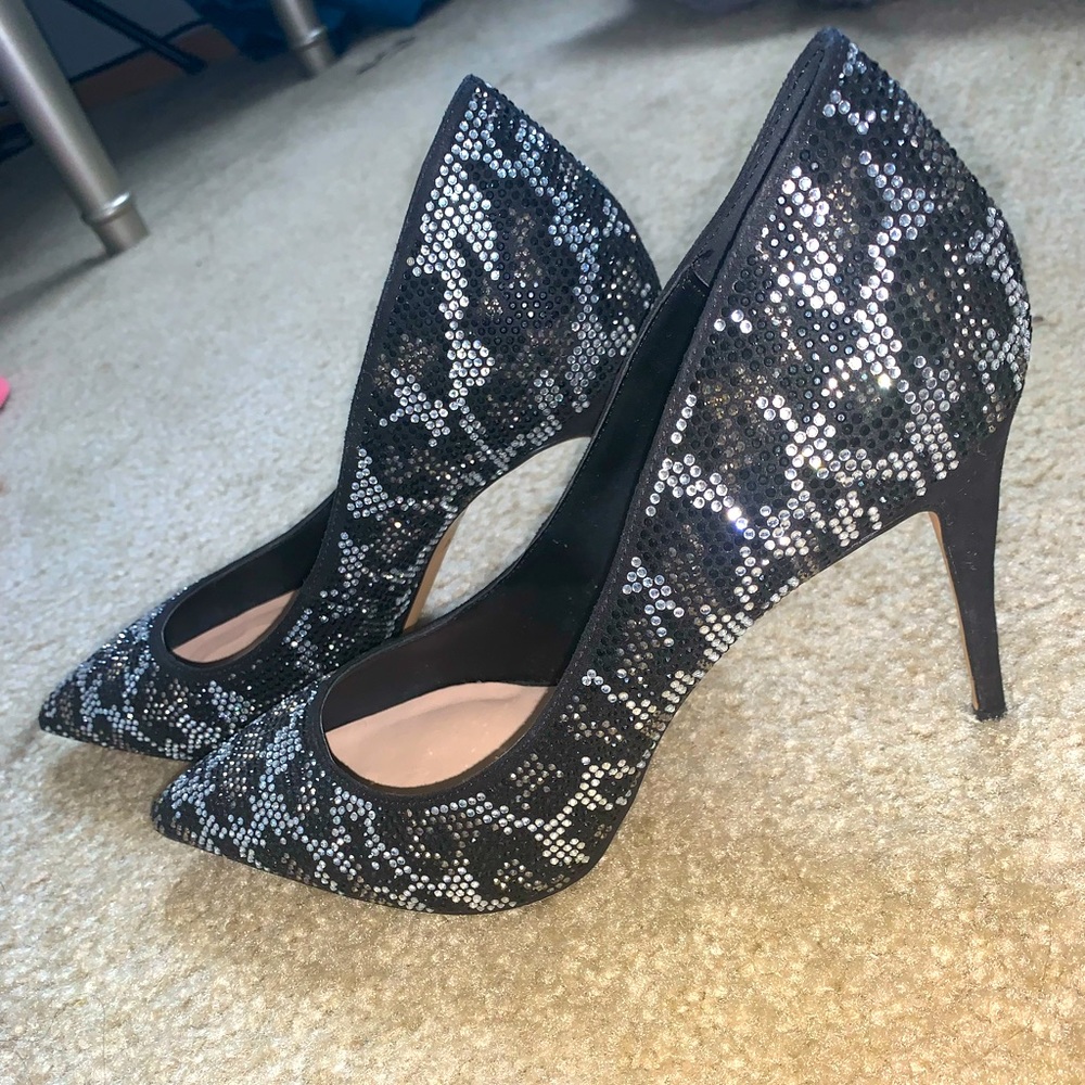 Aldo sparkle studded shoes